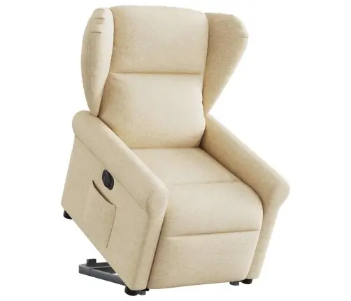 Elektriline Püstitõusmist Toetav Tugitool, Kreemjas, Kangas