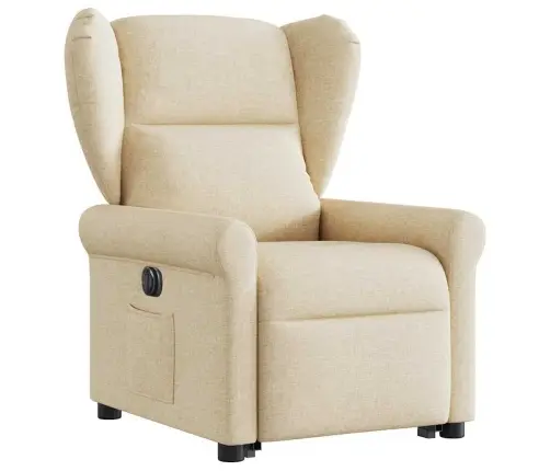 Elektriline Püstitõusmist Toetav Tugitool, Kreemjas, Kangas