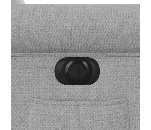 Atsistojantis Atlošiamas Krėslas, Pilkos Spalvos, Audinys