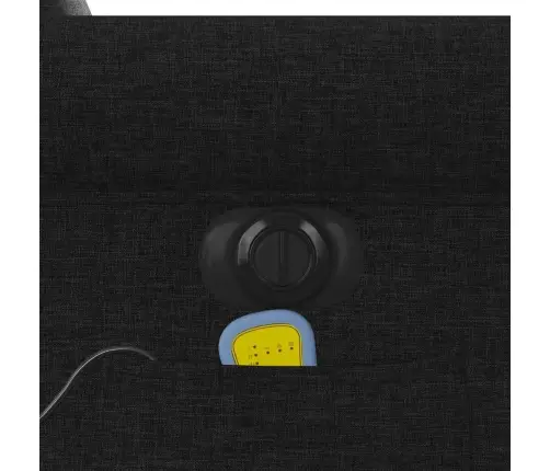Elektriline Püstitõusmist Toetav Massaažitool, Must, Kangas