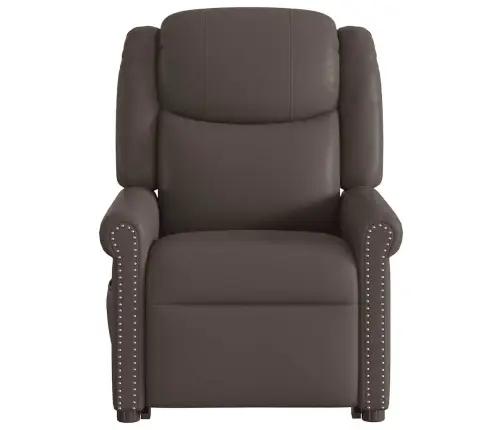 Elektriline Püstitõusmist Toetav Massaažitool, Pruun, Kunstnahk