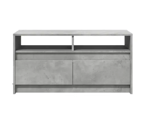 Kafijas Galdiņš Ar Led Gaismām, Pelēks, Inženierijas Koks Vidaxl