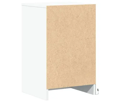 Öökapp Led-Valgustusega, Valge, Tehispuit