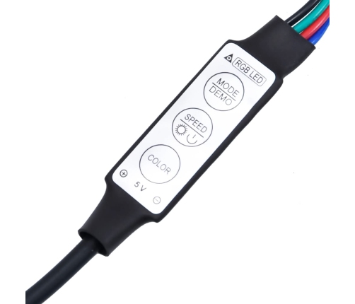 Naktinės Spintelės Su Led Lemputėmis, 2Vnt., Pilkos, Mediena