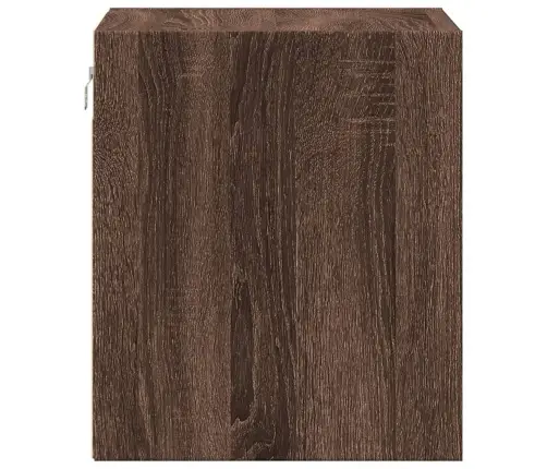 Sienas Naktsskapītis Ar Led Apgaismojumu, Ozola Krāsa Vidaxl