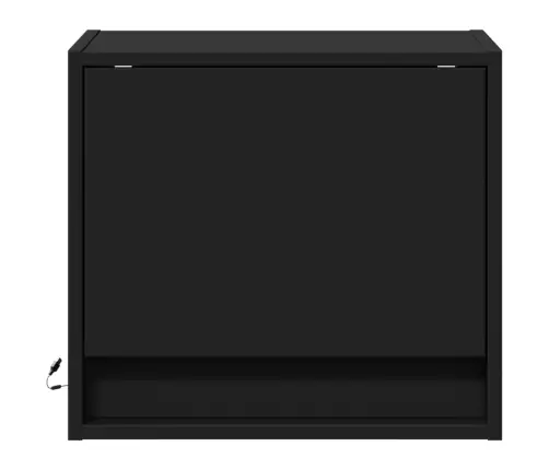 Seinale Kinnitatav Öökapp Led-Tuledega, Must