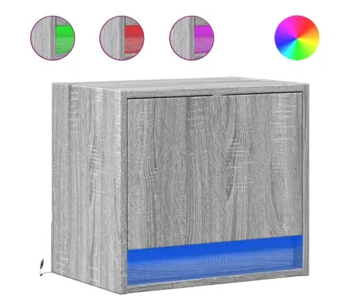 Seinale Kinnitatavad Öökapid Led-Tuledega 2 Tk, Hall Sonoma