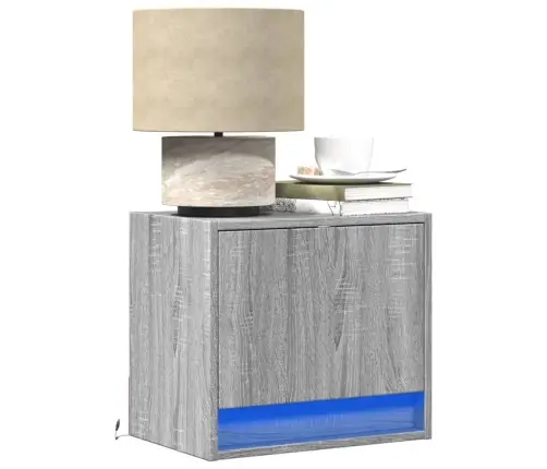 Seinale Kinnitatavad Öökapid Led-Tuledega 2 Tk, Hall Sonoma