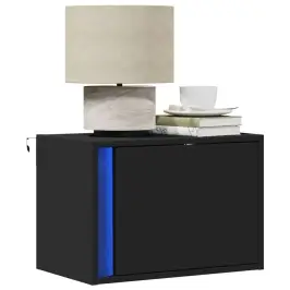 Seinale Kinnitatavad Öökapid Led-Tuledega 2 Tk, Must