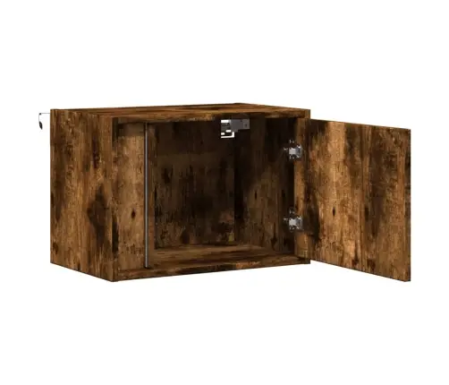 Sienas Naktsskapītis Ar Led Apgaismojumu, Ozola Krāsa Vidaxl