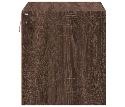 Sienas Naktsskapītis Ar Led Apgaismojumu, Ozola Krāsa Vidaxl