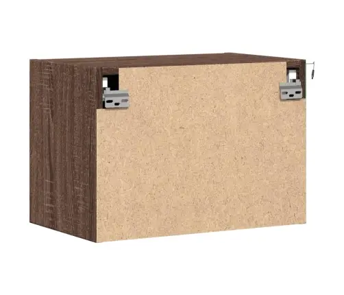 Sienas Naktsskapīši Ar Led Apgaismojumu, 2 Gab., Ozola Krāsa Vidaxl