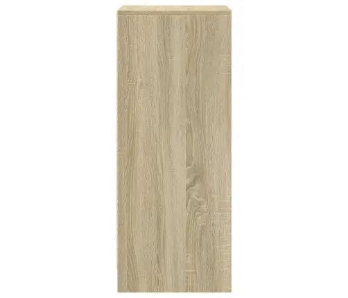 Kumode Ar Led, Ozolkoka Krāsa, 42,5X34X85 Cm, Inženierijas Koks Vidaxl