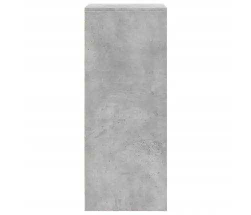 Kumode Ar Led, Betona Pelēka, 42,5X34X85 Cm, Inženierijas Koks Vidaxl