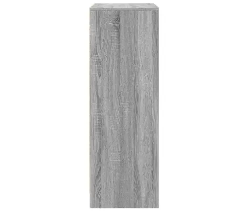 Šoninė Spintelė Su Led, Pilka Ąžuolo, 77X34X100cm Mediena