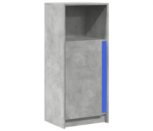 Puhvetkapp Led-Tulega, Betoonhall, 42,5X34X100 cm Tehispuit Puhvetkapp Led-Tulega, Betoonhall, 42,5X34X100 cm Tehispuit