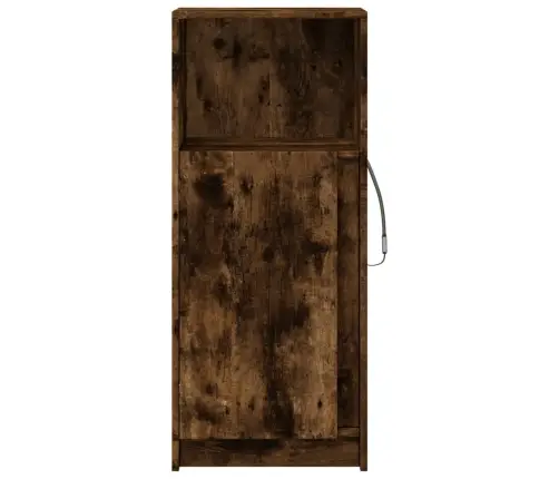 Kumode Ar Led, Ozolkoka Krāsa, 42,5X34X100Cm, Inženierijas Koks Vidaxl