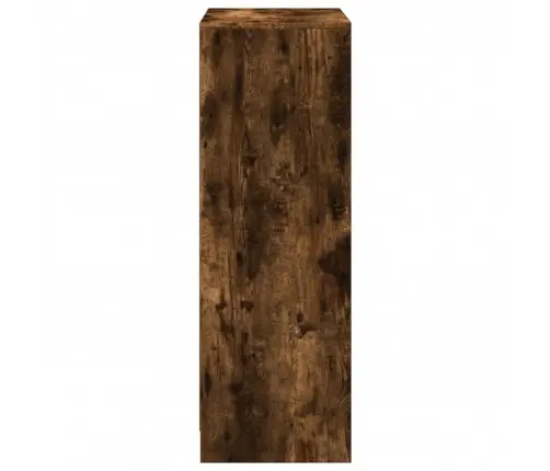 Kumode Ar Led, Ozolkoka Krāsa, 72X34X100 Cm, Inženierijas Koks Vidaxl