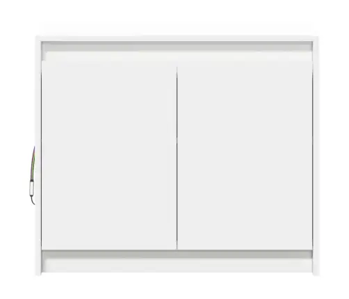 Kumode Ar Led, Balta, 72X34X61 Cm, Inženierijas Koks Vidaxl