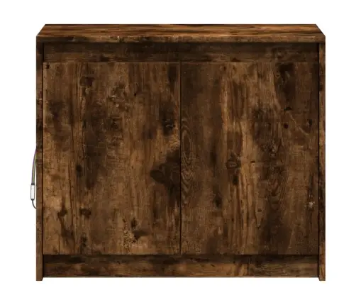 Kumode Ar Led, Ozolkoka Krāsa, 72X34X61 Cm, Inženierijas Koks Vidaxl