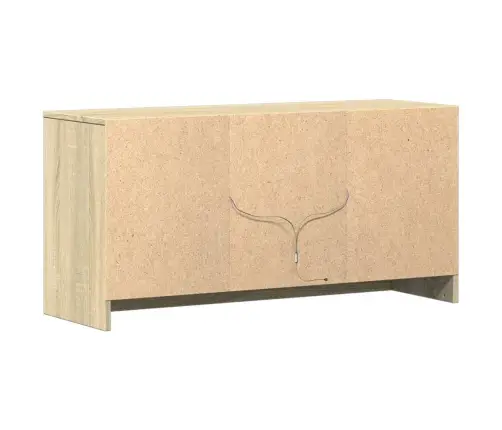 Telerikapp Led-Tuledega, Sonoma Tamm, 100X34X50 cm Tehispuit