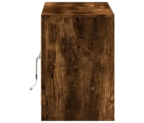 Tv Skapītis Ar Led, Koka Krāsa, 100X34X50 Cm, Inženierijas Koks Vidaxl