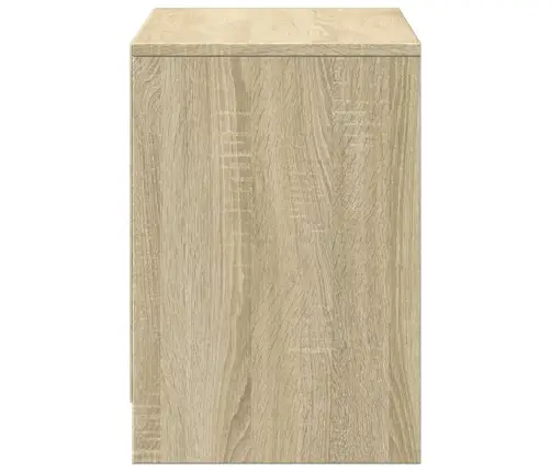 Tv Skapītis Ar Led, Koka Krāsa, 100X34X50 Cm, Inženierijas Koks Vidaxl