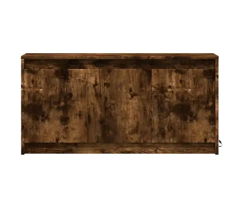 Telerikapp Led-Tuledega, Suitsutamm, 100X34X50 cm Tehispuit