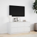 Telerikapp Led-Tuledega, Valge, 100 X 34 X 50 cm Tehispuit
