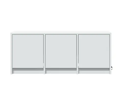Tv Skapītis Ar Led, Balts, 97X34X40 Cm, Inženierijas Koks Vidaxl