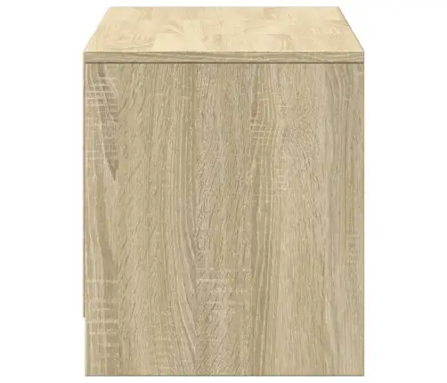 Tv Skapītis Ar Led, Koka Krāsa, 97X34X40 Cm, Inženierijas Koks Vidaxl
