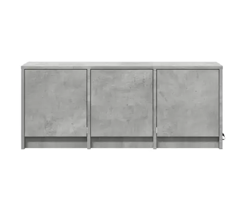 Televizoriaus Spintelė Su Led, Betono, 97X34X40cm Mediena