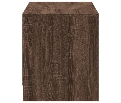 Tv Skapītis Ar Led, Brūns, 97X34X40 Cm, Inženierijas Koks Vidaxl