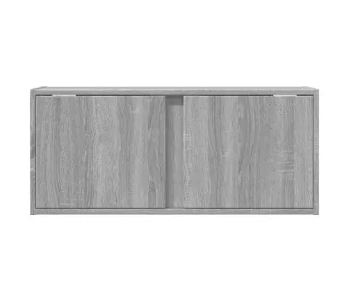 Tv Skapītis Ar Led Lampiņām, Pelēka Ozola Krāsa, 80X31X35 Cm Vidaxl