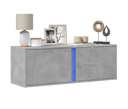 Teleri Seinakapp Led-Tuledega, Betoonhall, 100 X 31 X 35 Cm