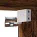 Sieninė Tv Spintelė Su Led Lemputėmis, Dūminė, 100X31X35Cm