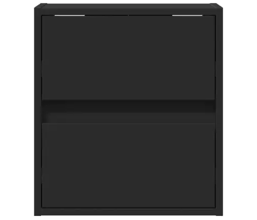 Tv Galdiņi Ar Led Lampiņām, 2 Gab., Melni, 41X31X45 Cm Vidaxl