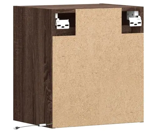 Teleri Seinakapid Led-Tuledega 2 Tk, Pruun Tamm, 41X31X45 Cm Teleri Seinakapid Led-Tuledega 2 Tk, Pruun Tamm, 41X31X45 Cm