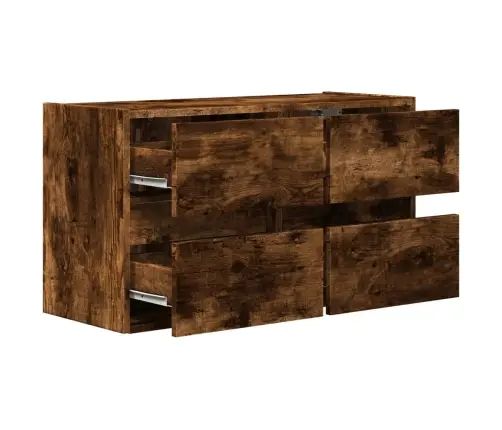 Tv Sienas Skapītis Ar Led Lampiņām, Ozola Krāsa, 80X31X45 Cm Vidaxl