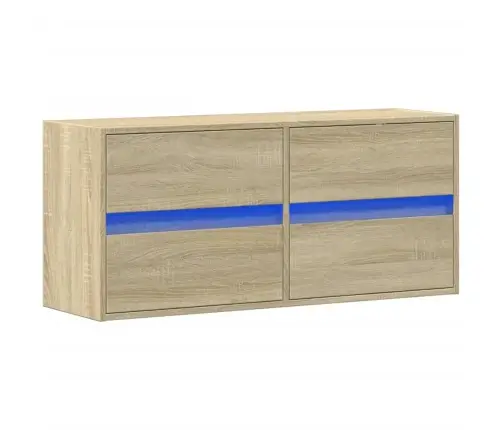 Teleri Seinakapp Led-Tuledega, Sonoma Tamm, 100X31X45 Cm Teleri Seinakapp Led-Tuledega, Sonoma Tamm, 100X31X45 Cm