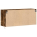 Tv Sienas Skapītis Ar Led Lampiņām, Ozola Krāsa, 100X31X45 Cm Vidaxl
