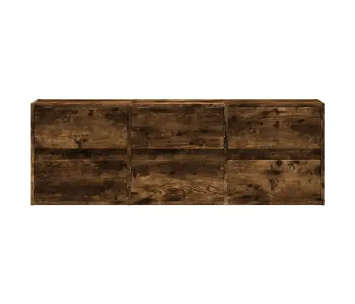 Tv Sienas Skapītis Ar Led Lampiņām, Ozola Krāsa, 130X31X45 Cm Vidaxl