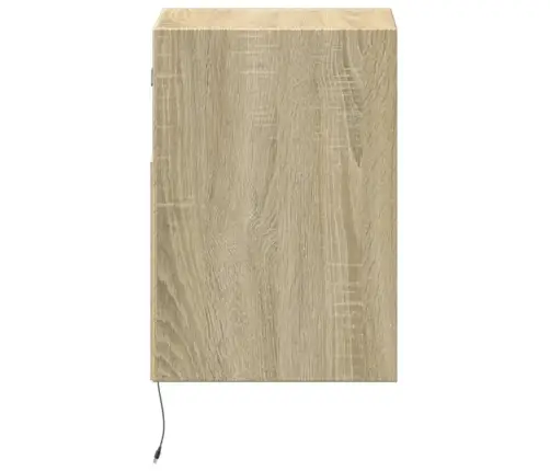 Tv Sienas Skapītis Ar Led Lampiņām, Ozola Krāsa, 41X31X45 Cm Vidaxl