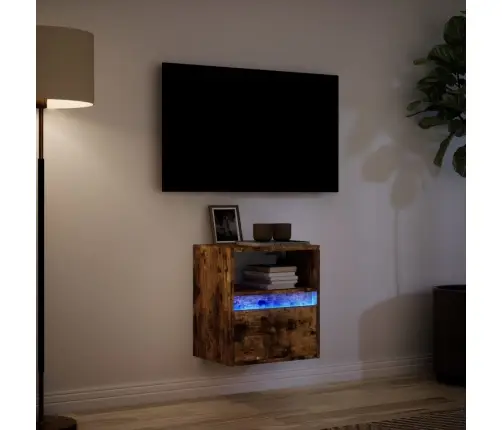 Teleri Seinakapp Led-Tuledega, Suitsutamm, 41X31X45 Cm