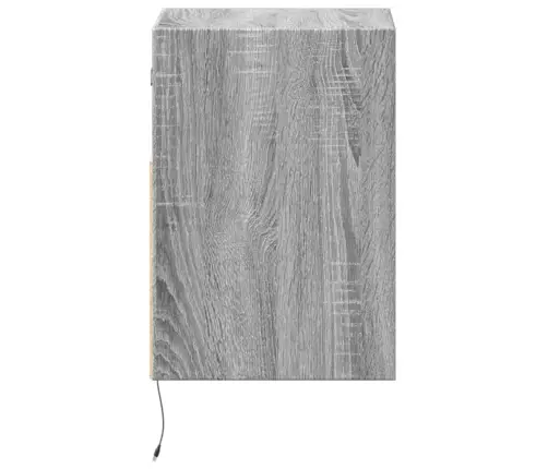 Tv Plaukti Ar Led Lampiņām, 2 Gab., Pelēka Ozola, 41X31X45 Cm Vidaxl