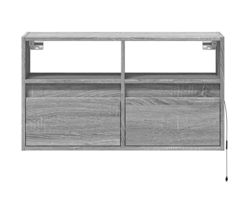 Teleri Seinakapp Led-Tuledega, Hall Sonoma Tamm 80 X 31 X 45 Cm