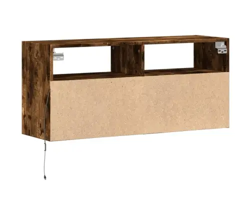 Teleri Seinakapp Led-Tuledega, Suitsutamm, 100X31X45 Cm