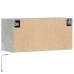Tv Sienas Skapītis Ar Led Lampiņām, Betona Pelēks, 80X31X38 Cm Vidaxl