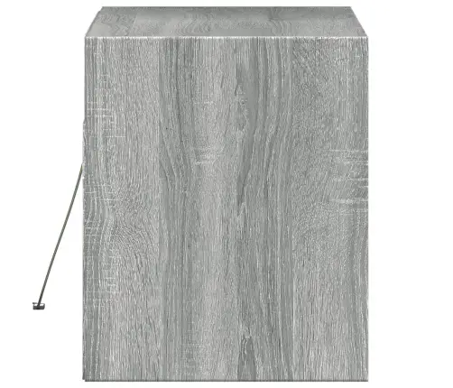 Tv Sienas Skapītis Ar Led Lampiņām, 80X31X38 Cm Vidaxl