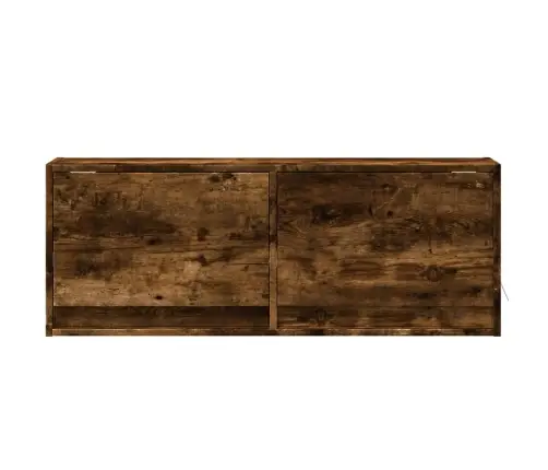 Tv Sienas Skapītis Ar Led Lampiņām, Ozola Krāsa, 100X31X38 Cm Vidaxl